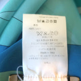 Emilio Pucci Cold-Shoulder Printed Silk Chiffon Kaftan Blue/Aqua One Size