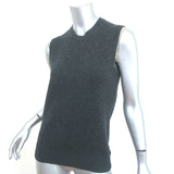Michael Kors Collection Cashmere Sleeveless Sweater Charcoal Size Medium