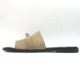 Hermes Gabriel Slide Sandals Beige Suede Size 43