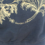 Alexander McQueen Skull-Embroidered Crewneck Sweatshirt Black Size Medium