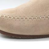 Jenni Kayne Shearling-Lined Moc Clogs Taupe Suede Size 38
