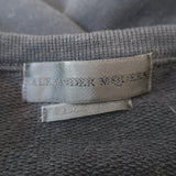 Alexander McQueen Skull-Embroidered Crewneck Sweatshirt Black Size Medium