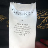 Alexander McQueen Skull-Embroidered Crewneck Sweatshirt Black Size Medium