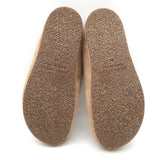 Jenni Kayne Shearling-Lined Moc Clogs Taupe Suede Size 38