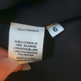 Ulla Johnson Aliya Belted Midi Dress Red Printed Silk Chiffon Size 6