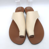 ATP Atelier Rosa Cutout Sandals Cream Leather Size 38 NEW