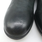Marsell Laceless Derby Shoes Black Leather Size 40 US 7