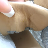 Christian Louboutin Rantus High Top Sneakers White Leather & Mesh Size 40