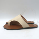 ATP Atelier Rosa Cutout Sandals Cream Leather Size 38 NEW