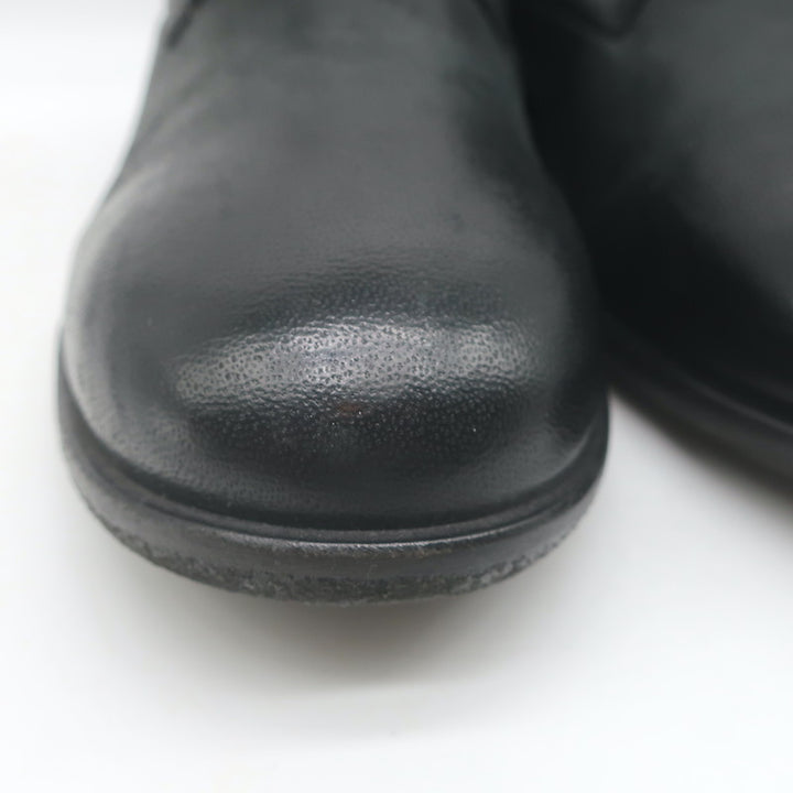 Marsell Laceless Derby Shoes Black Leather Size 40 US 7