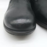 Marsell Laceless Derby Shoes Black Leather Size 40 US 7