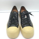 Marni Pablo Low Top Sneakers Black Leather Size 40