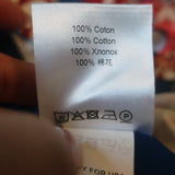 La DoubleJ Flipper Maxi Dress Navy/Red Moonflower Print Cotton Size Medium