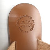 ATP Atelier Rosa Cutout Sandals Cream Leather Size 38 NEW