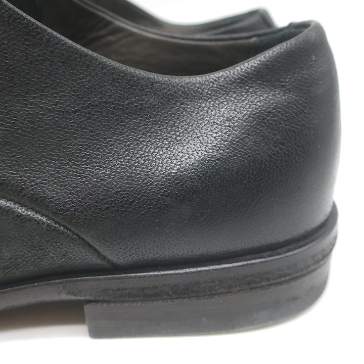 Marsell Laceless Derby Shoes Black Leather Size 40 US 7