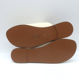 ATP Atelier Rosa Cutout Sandals Cream Leather Size 38 NEW