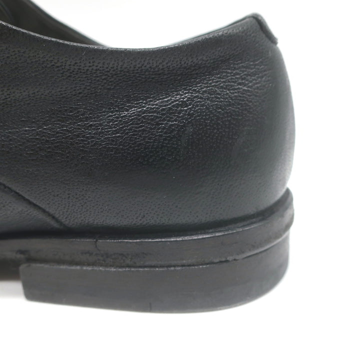 Marsell Laceless Derby Shoes Black Leather Size 40 US 7