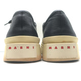 Marni Pablo Low Top Sneakers Black Leather Size 40