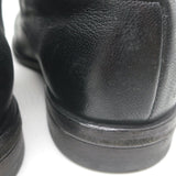 Marsell Laceless Derby Shoes Black Leather Size 40 US 7