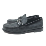 Louis Vuitton Damier Major Loafers Graphite/Black Canvas Size 7