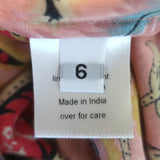 Rachel Comey Desida Off the Shoulder Midi Dress Pink Printed Cotton Size 6