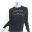 Lingua Franca November is Coming Cashmere Sweater Black Size Extra Small