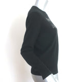 Lingua Franca November is Coming Cashmere Sweater Black Size Extra Small