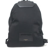 Givenchy Mink Fur Pocket Large Backpack Black Leather-Trim Canvas