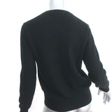 Lingua Franca November is Coming Cashmere Sweater Black Size Extra Small