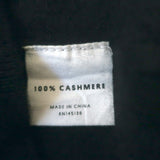 Lingua Franca November is Coming Cashmere Sweater Black Size Extra Small