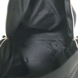 Givenchy Mink Fur Pocket Large Backpack Black Leather-Trim Canvas