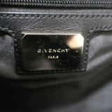 Givenchy Mink Fur Pocket Large Backpack Black Leather-Trim Canvas