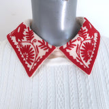 Valentino Beaded-Collar Cable Knit Dress Cream Stretch Knit Size Extra Large