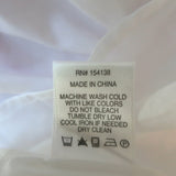 STAUD Puff Sleeve Midi Dress Demi White/Multicolor Stretch Cotton Size Small