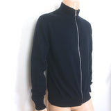 Dior Homme Cashmere Zip-Up Cardigan Navy Size Large