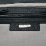 The Row Top Handle 14 Shoulder Bag Black Grained Leather