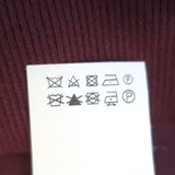 Tom Ford Long Sleeve Top Burgundy Stretch Jersey Size Small