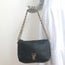 Proenza Schouler PS Courier Two-Tone Chain Strap Small Bag Black Leather