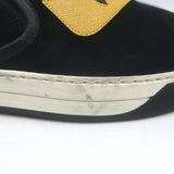 Fendi Monster Eyes Slip-On Sneakers Black Suede Size 7