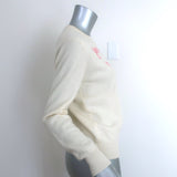 Lingua Franca Your Voice Matters Cashmere Sweater Cream Size Extra Small