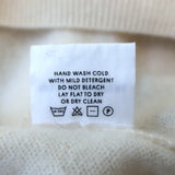 Lingua Franca Your Voice Matters Cashmere Sweater Cream Size Extra Small