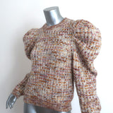 Ulla Johnson Puff Sleeve Sweater Rosina Fawn Wool-Mohair Size Petite/Small