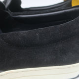 Fendi Monster Eyes Slip-On Sneakers Black Suede Size 7