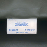 Proenza Schouler PS Courier Two-Tone Chain Strap Small Bag Black Leather