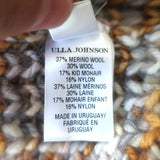 Ulla Johnson Puff Sleeve Sweater Rosina Fawn Wool-Mohair Size Petite/Small