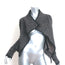 Rick Owens Glitter F/W 17 Draped Cardigan Beige/Black Mohair-Wool Size Small