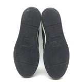 Fendi Monster Eyes Slip-On Sneakers Black Suede Size 7
