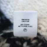 Derek Lam 10 Crosby Fair Isle cream and black cardigan in alpaca-wool blend, pre-owned (size XS), authentic luxury resale