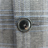 Vetements Oversized Blazer Grey Check Wool-Blend Size Extra Small