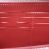 Christian Louboutin Panettone Spike Continental Wallet Rose Pink Grained Leather